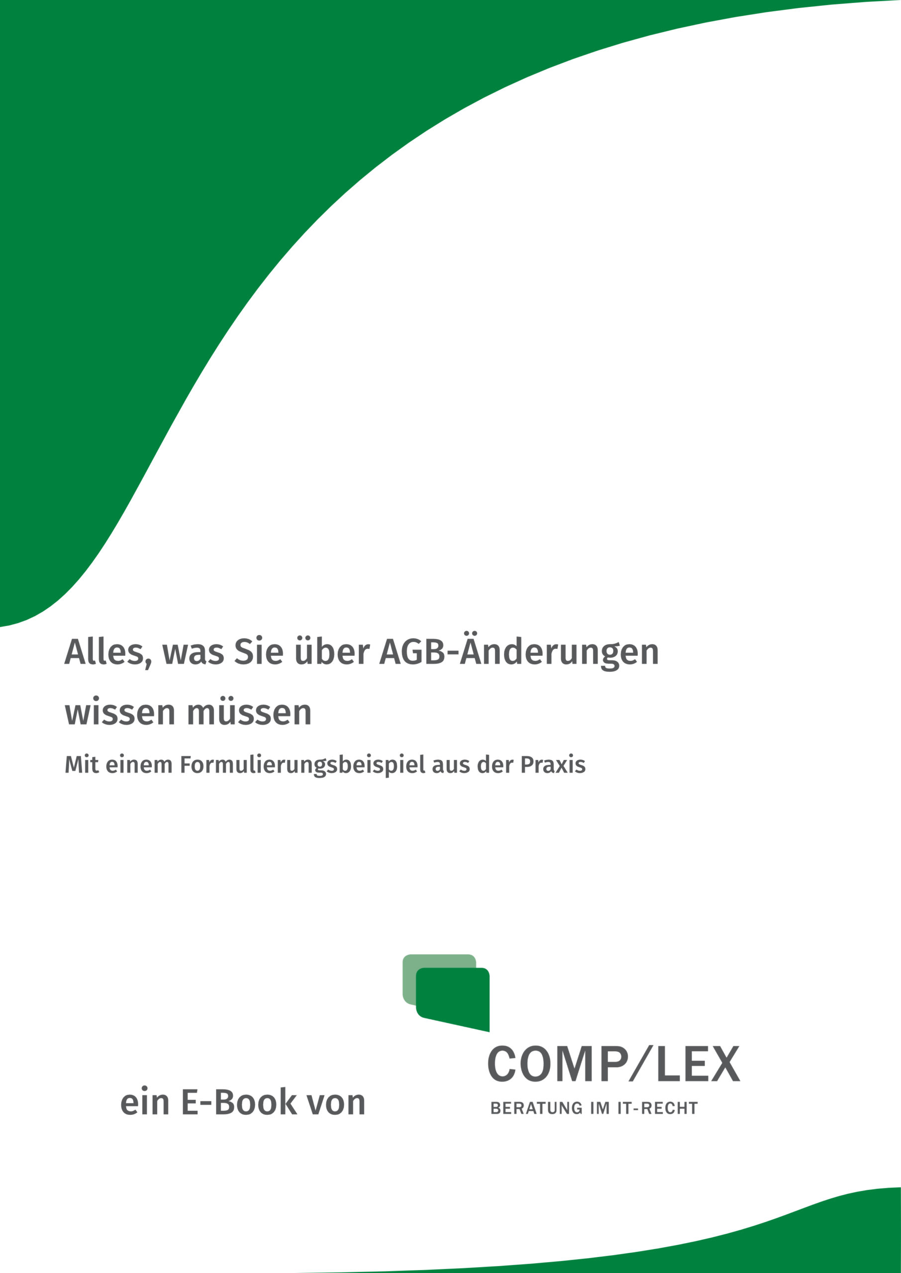 E-Book: Alles über AGB-Änderungen